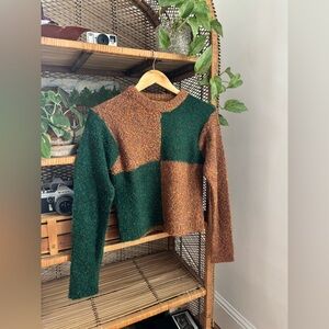 Rangloli Brand Colorblock Knit Sweater